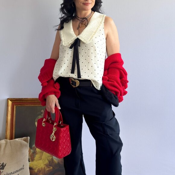 Vintage Peter Pan Collar Blouse | Sofie the Label - Picture 4 of 10